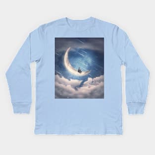 the Moon Dreamer Kids Long Sleeve T-Shirt